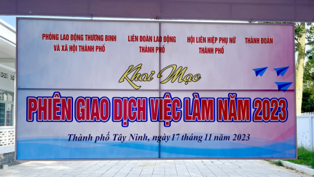 Tổ chức sàn giao dịch việc làm năm 2023 trên địa bàn Phường 2, Thành phố Tây Ninh
