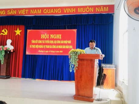 Hội Đồng NVQS Phường 2, Thành Phố Tây Ninh Tổng Kết Công Tác Tuyển Chọn, Gọi Công Dân Nhập Ngũ Năm 2024