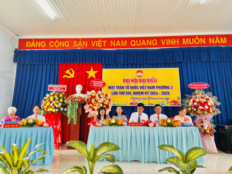 Đại hội Đại biểu Mặt trận Tổ quốc Việt Nam Phường 2 lần thứ XIII, nhiệm kỳ 2024 – 2029