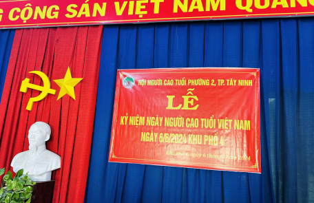 Tổ chức họp mặt chúc thọ, mừng thọ ngày Người cao tuổi Việt Nam 6/6/2024.