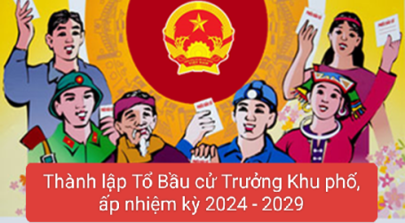 Công bố thành lập Tổ bầu cử Trưởng khu phố, nhiệm kỳ 2024-2029 trên địa bàn phường 2