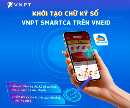 Sử dụng chữ ký số cá nhân VNPT SmartCA ngay trên VNeID