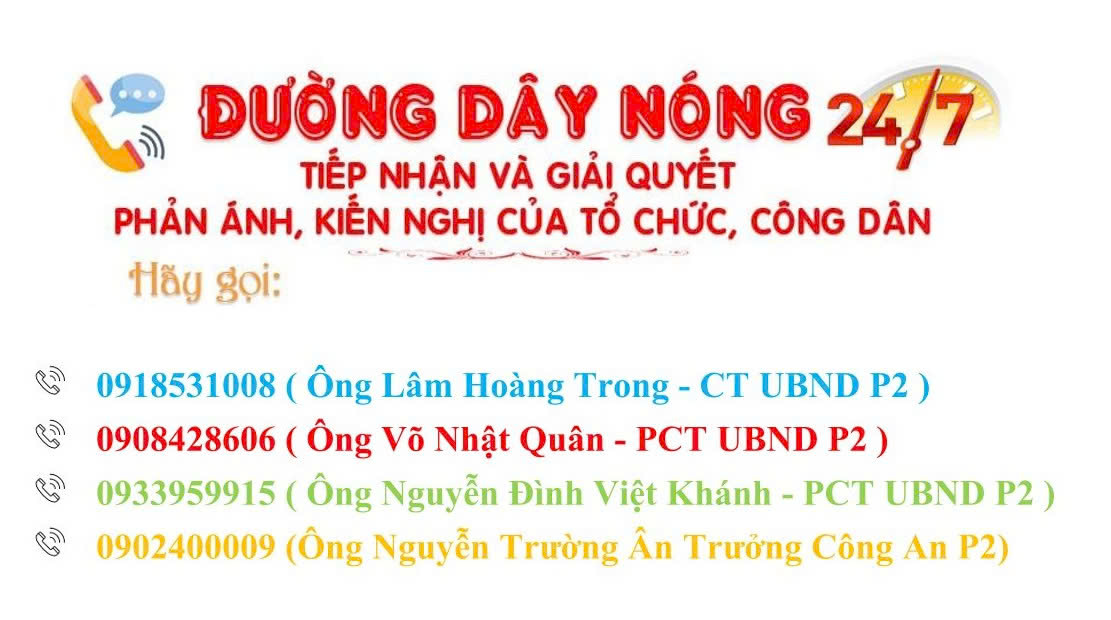 ĐƯỜNG DÂY NÓNG